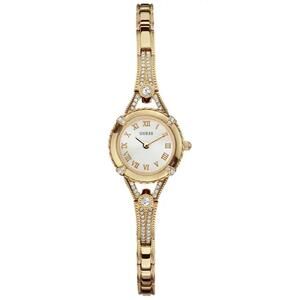 GUESS Watch, Women's Gold Tone Bracelet 22mm U0135L2